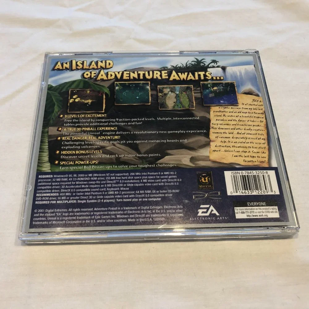 Adventure Pinball Forgotten Island PC Video Game